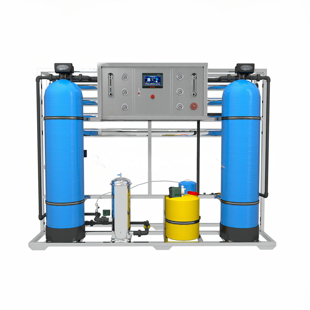 2000LPH Industrial RO Water System Water Treatment Machinery KJ-RO-2T